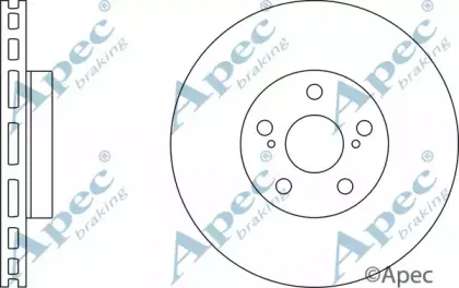 Тормозной диск APEC braking купить