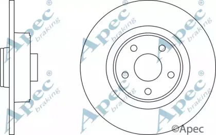 Тормозной диск APEC braking купить