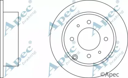 Тормозной диск APEC braking купить