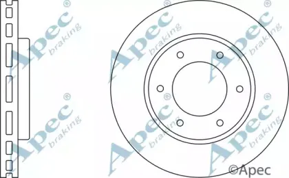 Тормозной диск APEC braking купить