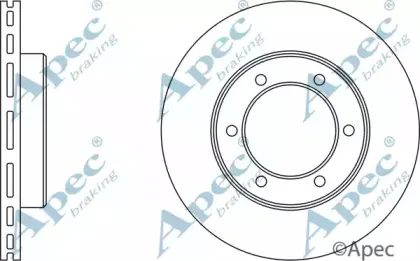 Тормозной диск APEC braking купить