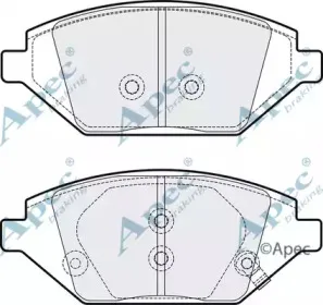 Комплект тормозных колодок, дисковый тормоз APEC braking купить