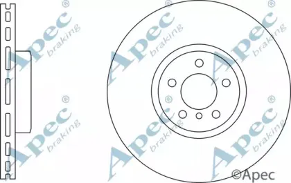 Тормозной диск APEC braking купить