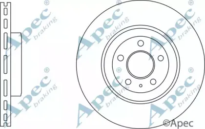 Тормозной диск APEC braking купить