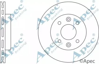 Тормозной диск APEC braking купить