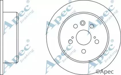 Тормозной диск APEC braking купить