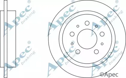 Тормозной диск APEC braking купить