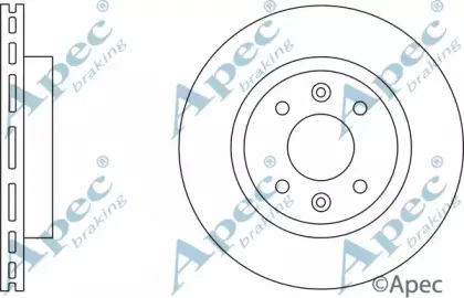 Тормозной диск APEC braking купить