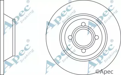 Тормозной диск APEC braking купить