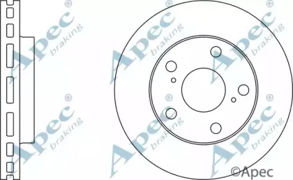 Тормозной диск APEC braking купить