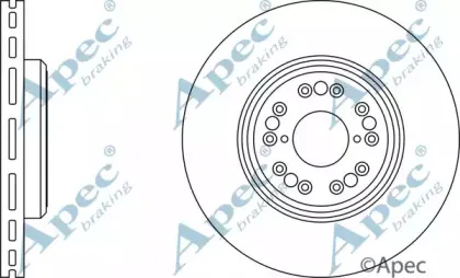 Тормозной диск APEC braking купить