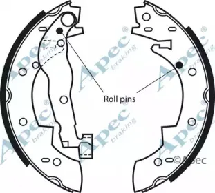 Комплект тормозных колодок APEC braking купить