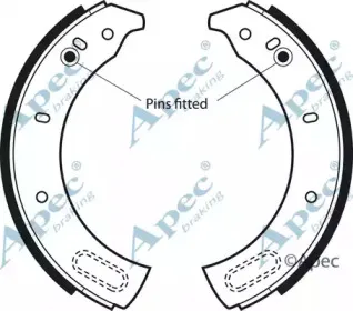 Комплект тормозных колодок APEC braking купить