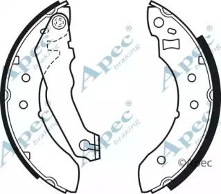 Комплект тормозных колодок APEC braking купить