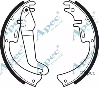 Комплект тормозных колодок APEC braking купить