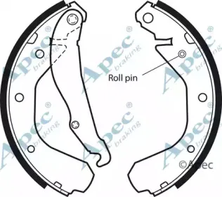 Комплект тормозных колодок APEC braking купить