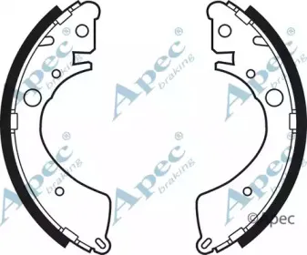 Комплект тормозных колодок APEC braking купить