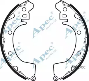 Комплект тормозных колодок APEC braking купить