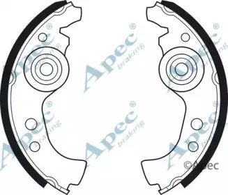 Комплект тормозных колодок APEC braking купить