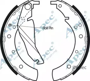 Комплект тормозных колодок APEC braking купить