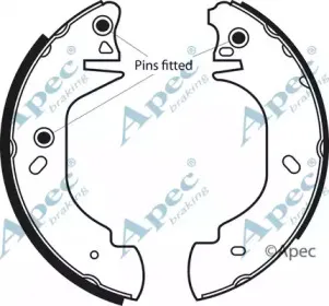 Комплект тормозных колодок APEC braking купить