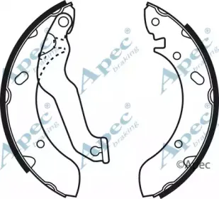 Комплект тормозных колодок APEC braking купить