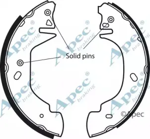 Комплект тормозных колодок APEC braking купить
