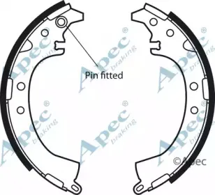 Комплект тормозных колодок APEC braking купить