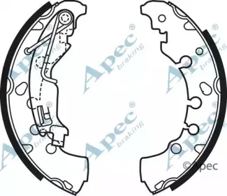 Комплект тормозных колодок APEC braking купить