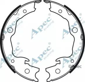 Комплект тормозных колодок APEC braking купить