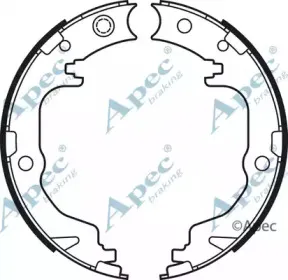 Комплект тормозных колодок APEC braking купить