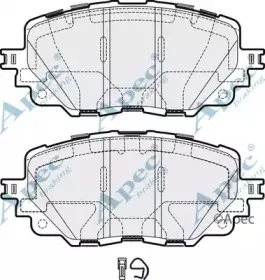 Комплект тормозных колодок, дисковый тормоз APEC braking купить