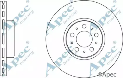 Тормозной диск APEC braking купить