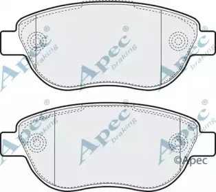 Комплект тормозных колодок, дисковый тормоз APEC braking купить