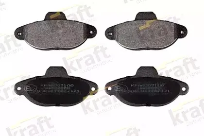 Комплект тормозных колодок, дисковый тормоз KRAFT AUTOMOTIVE купить