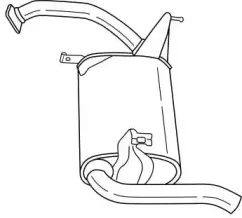 Глушитель выхлопных газов конечный SIGAM купить