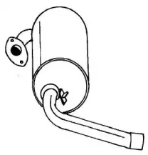 Глушитель выхлопных газов конечный SIGAM купить