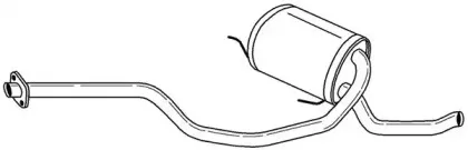 Средний глушитель выхлопных газов SIGAM купить