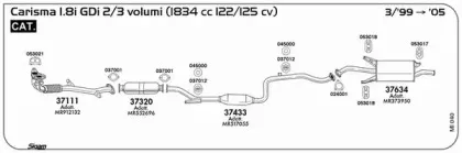 Прокладка, труба выхлопного газа SIGAM купить