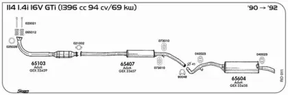 Уплотнительное кольцо, труба выхлопного газа SIGAM купить