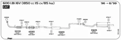 Уплотнительное кольцо, труба выхлопного газа SIGAM купить