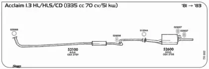 Уплотнительное кольцо, труба выхлопного газа SIGAM купить