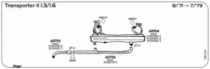 Уплотнительное кольцо, труба выхлопного газа SIGAM купить