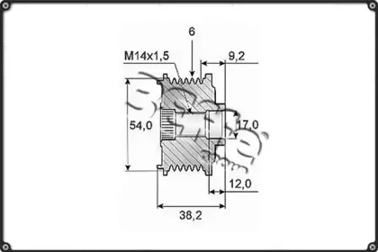 Ременный шкив, генератор 3Effe Group купить