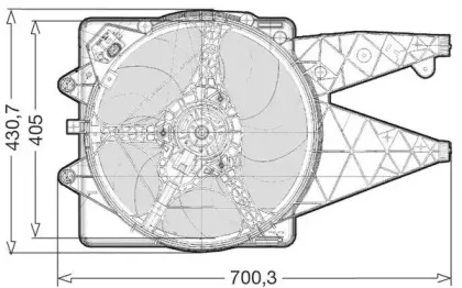 Вентилятор, охлаждение двигателя CTR купить