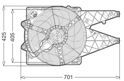 Вентилятор, охлаждение двигателя CTR купить
