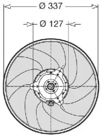 Вентилятор, охлаждение двигателя CTR купить