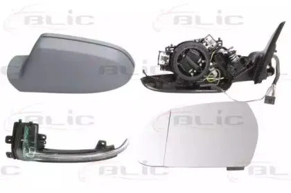 Наружное зеркало BLIC купить