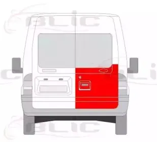 Задняя дверь BLIC купить