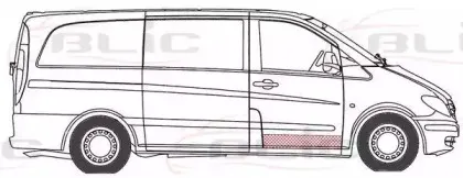 Дверь, кузов BLIC купить